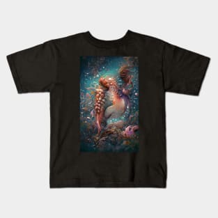 Under the Ocean Glow Art Kids T-Shirt